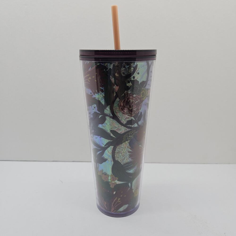 Starbucks Fall 2021 Release Floral Foil Venti Tumbler - Picture 2 of 4